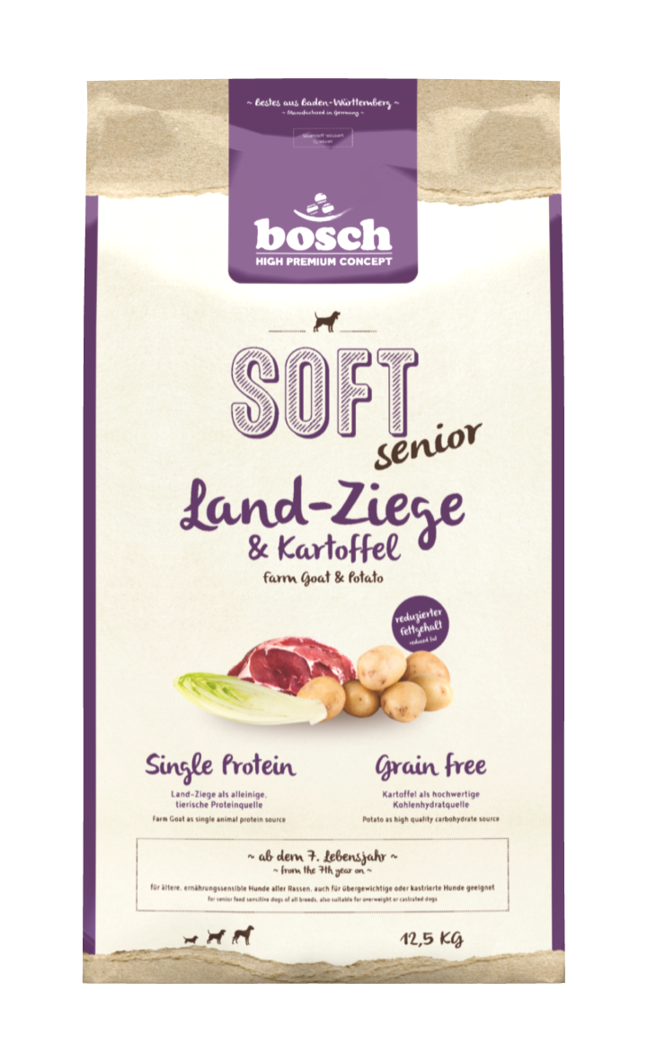 bosch Hunde-Trockenfutter HPC Soft Senior Ziege+Kartoffel